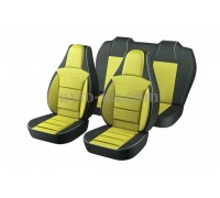 Huse scaun auto Pilot Lanos Sens galben (pentru 4 locuri)