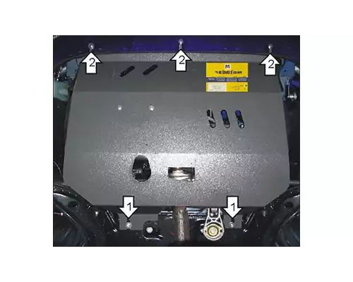 Защита картера MOTODOR M00613  FIAT DOBLO CARGO I ФУРГОН 2000-2010ГГ.