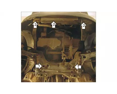 ЗАЩИТА  M00712 КАРТЕРА ДВИГАТЕЛЯ И КПП FORD TRANSIT CONNECT VAN I ФУРГОН 2002-2013ГГ.