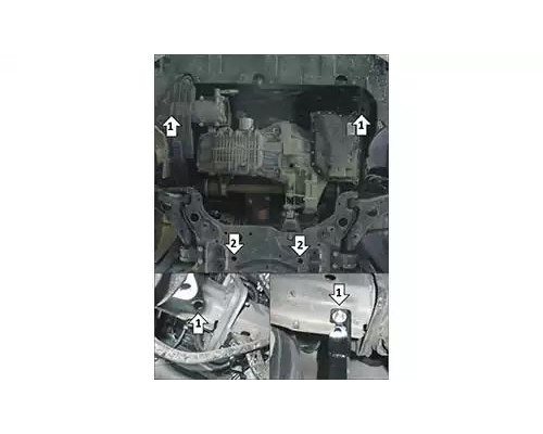 ЗАЩИТА  M00742 КАРТЕРА ДВИГАТЕЛЯ И КПП FORD FOCUS SEDAN II СЕДАН 2004-2011ГГ.