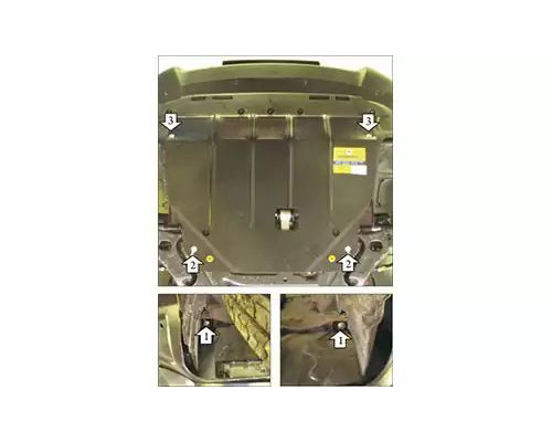 ПРЕДЛАГАЕМ КУПИТЬ ЗАЩИТУ MOTODOR M00932 КАРТЕРА ДВИГАТЕЛЯ И КПП HYUNDAI IX35 SUV 2009-2015ГГ.