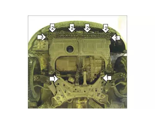 ПРЕДЛАГАЕМ КУПИТЬ ЗАЩИТУ MOTODOR M00935 КАРТЕРА ДВИГАТЕЛЯ И КПП HYUNDAI SONATA VI YF СЕДАН 2009-2015ГГ.