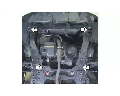 ЗАЩИТА  M01618 КАРТЕРА ДВИГАТЕЛЯ И КПП PEUGEOT EXPERT VAN II ФУРГОН 2007-2016ГГ.