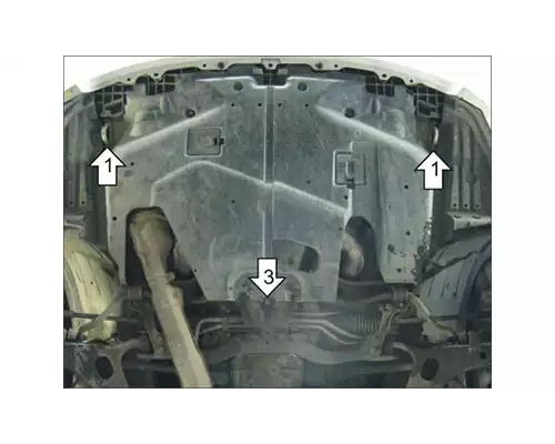 ЗАЩИТА  M02223 КАРТЕРА ДВИГАТЕЛЯ SUBARU IMPREZA SEDAN III СЕДАН 2008-2014ГГ.