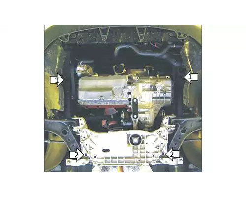 ПРЕДЛАГАЕМ КУПИТЬ ЗАЩИТУ MOTODOR M02718 КАРТЕРА ДВИГАТЕЛЯ И КПП SKODA OCTAVIA LIFTBACK II A5 ЛИФТБЭК 2004-2013ГГ.