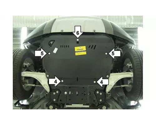 ЗАЩИТА  M13215 КАРТЕРА ДВИГАТЕЛЯ И КПП LAND ROVER RANGE ROVER EVOQUE I SUV 2011-2018ГГ.