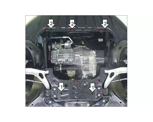 ПРЕДЛАГАЕМ КУПИТЬ ЗАЩИТУ MOTODOR M60702 КАРТЕРА ДВИГАТЕЛЯ И КПП FORD FOCUS WAGON II УНИВЕРСАЛ 2004-2011ГГ.