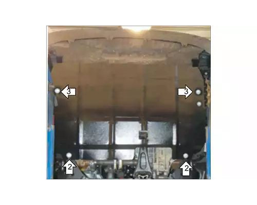 ПРЕДЛАГАЕМ КУПИТЬ ЗАЩИТУ MOTODOR M70711 КАРТЕРА ДВИГАТЕЛЯ И КПП FORD TRANSIT MINIBUS IV МИКРОАВТОБУС 2013Г.-ПО Н.В.