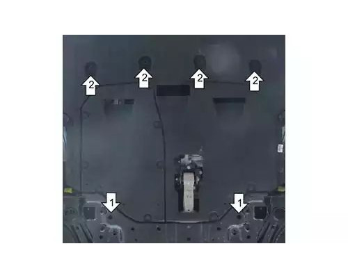 ЗАЩИТА  M70914 КАРТЕРА ДВИГАТЕЛЯ И КПП HYUNDAI SONATA VII LF СЕДАН 2014-2019ГГ.