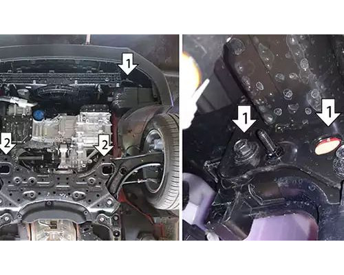 ЗАЩИТА  M71034 КАРТЕРА ДВИГАТЕЛЯ И КПП KIA SOUL III SK3 SUV 2019Г.-ПО Н.В.