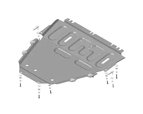 ЗАЩИТА  M71721 КАРТЕРА ДВИГАТЕЛЯ И КПП RENAULT SCENIC III МИНИВЭН 2009-2016ГГ.