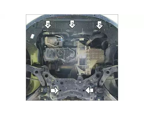 ПРЕДЛАГАЕМ КУПИТЬ ЗАЩИТУ MOTODOR M00746 КАРТЕРА ДВИГАТЕЛЯ И КПП FORD FOCUS HATCHBACK II ХЭТЧБЕК 2004-2011ГГ.