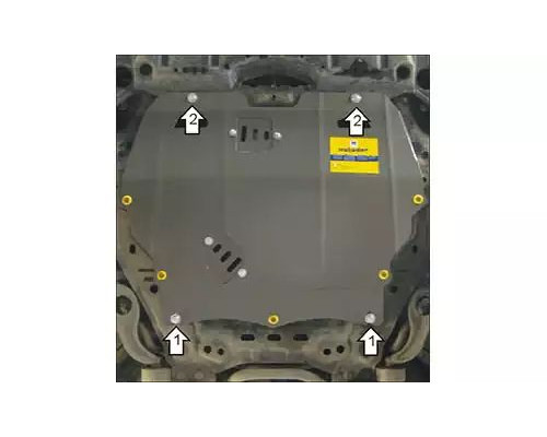 ЗАЩИТА  M01121 КАРТЕРА ДВИГАТЕЛЯ И КПП MAZDA 6 SEDAN II СЕДАН 2007-2012ГГ.