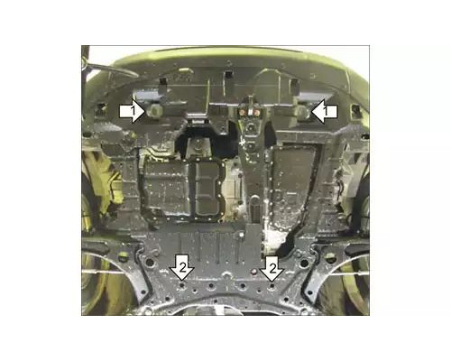 ЗАЩИТА  M11312 КАРТЕРА ДВИГАТЕЛЯ И КПП CITROEN C4 AIRCROSS SUV 2012-2017ГГ.