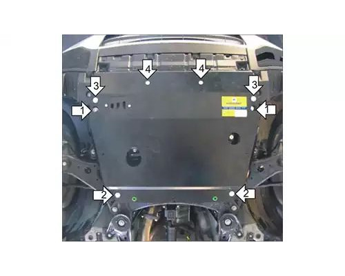 ЗАЩИТА  M15003 КАРТЕРА ДВИГАТЕЛЯ И КПП TOYOTA HIGHLANDER II XU40 SUV 2007-2013ГГ.