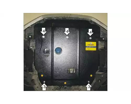 ПРЕДЛАГАЕМ КУПИТЬ ЗАЩИТУ MOTODOR M00936 КАРТЕРА ДВИГАТЕЛЯ И КПП HYUNDAI I30 II GD ХЭТЧБЕК 2012-2017ГГ.