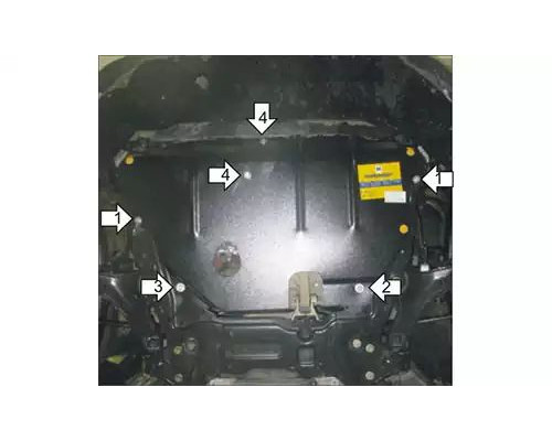 ЗАЩИТА  M00736 КАРТЕРА ДВИГАТЕЛЯ И КПП FORD GALAXY II МИНИВЭН 2006-2015ГГ.