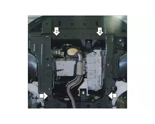 ЗАЩИТА  M03028 КАРТЕРА ДВИГАТЕЛЯ И КПП OPEL ASTRA SEDAN IV J СЕДАН 2009-2015ГГ.