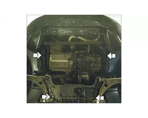 ЗАЩИТА  M62301 КАРТЕРА ДВИГАТЕЛЯ И КПП SKODA YETI SUV 2009-2017ГГ.