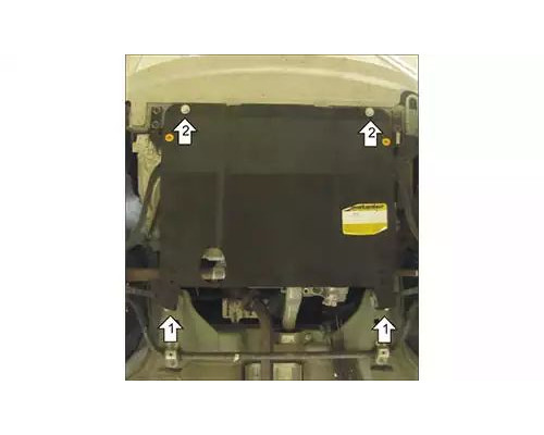 ЗАЩИТА  M62104 КАРТЕРА ДВИГАТЕЛЯ И КПП VAZ LADA KALINA 2192 ХЭТЧБЕК 2013-2018ГГ.