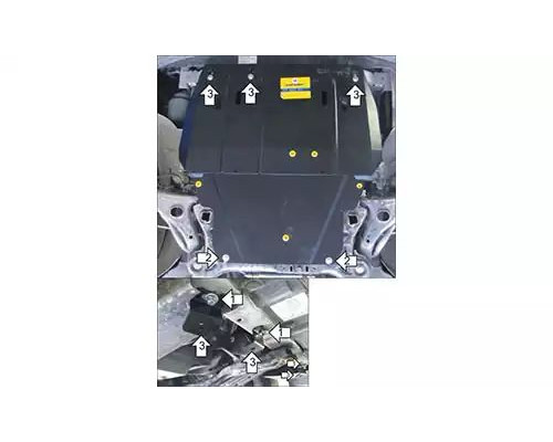 ПРЕДЛАГАЕМ КУПИТЬ ЗАЩИТУ MOTODOR M00310 КАРТЕРА ДВИГАТЕЛЯ И КПП DODGE GRAND CARAVAN V МИНИВЭН 2008-2020ГГ.