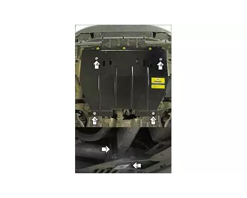 ЗАЩИТА  M00411 КАРТЕРА ДВИГАТЕЛЯ И КПП CITROEN C5 II RD ЛИФТБЕК 2008-2017ГГ.