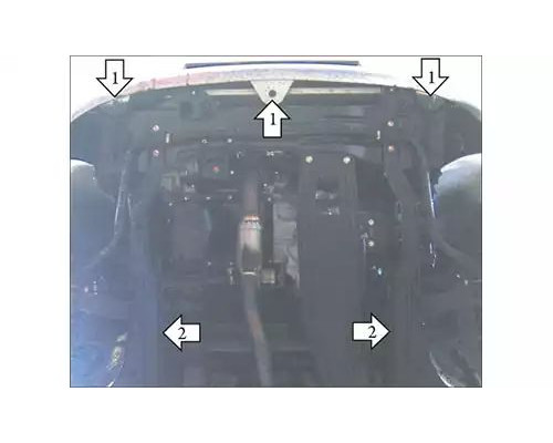 ЗАЩИТА  M00512 КАРТЕРА ДВИГАТЕЛЯ И КПП DAEWOO MATIZ ХЭТЧБЕК 2000-2012ГГ.