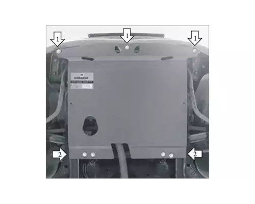 ЗАЩИТА  M00512 КАРТЕРА ДВИГАТЕЛЯ И КПП DAEWOO MATIZ ХЭТЧБЕК 2000-2012ГГ.