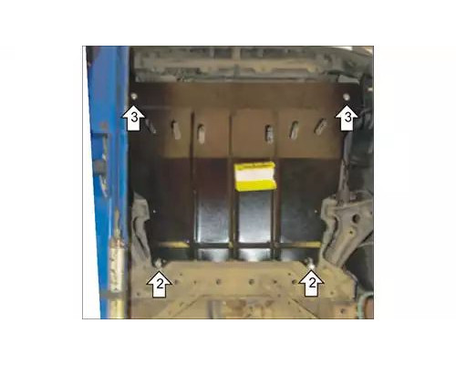 ЗАЩИТА  M00753 КАРТЕРА ДВИГАТЕЛЯ И КПП FORD ECOSPORT II SUV 2014-2019ГГ.