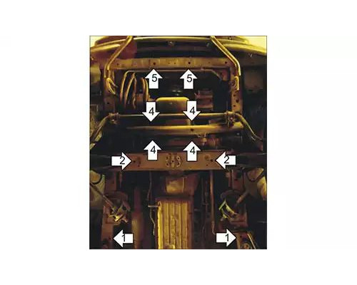 ЗАЩИТА  M00921 КАРТЕРА ДВИГАТЕЛЯ И КПП HYUNDAI H1 I STAREX A1 МИНИВЭН 1997-2007ГГ.
