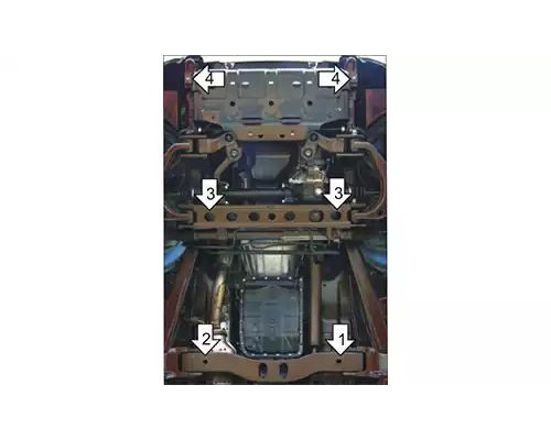 ПРЕДЛАГАЕМ КУПИТЬ ЗАЩИТУ MOTODOR M01019 КАРТЕРА ДВИГАТЕЛЯ И КПП KIA SORENTO I BL SUV 2002-2009ГГ.