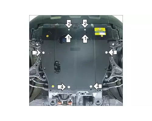 ПРЕДЛАГАЕМ КУПИТЬ ЗАЩИТУ MOTODOR M01027 КАРТЕРА ДВИГАТЕЛЯ И КПП KIA SORENTO II XM SUV 2009-2020ГГ.