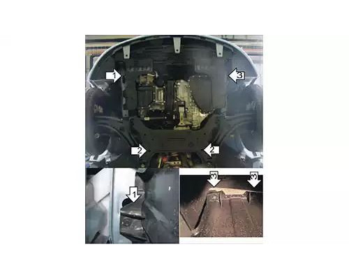 ПРЕДЛАГАЕМ КУПИТЬ ЗАЩИТУ MOTODOR M01031 КАРТЕРА ДВИГАТЕЛЯ И КПП KIA SOUL I AM SUV 2008-2014ГГ.