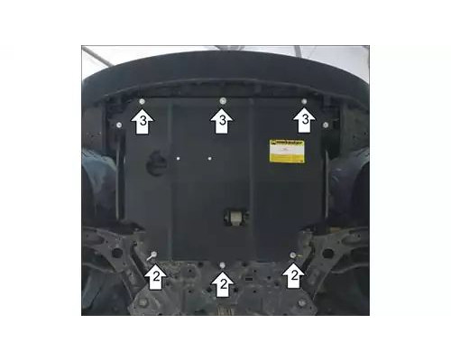 ЗАЩИТА  M01033 КАРТЕРА ДВИГАТЕЛЯ И КПП KIA SOUL II PS SUV 2013-2019ГГ.