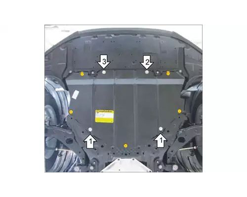 ЗАЩИТА  M01130 КАРТЕРА ДВИГАТЕЛЯ И КПП MAZDA 6 SEDAN III СЕДАН 2012Г.-ПО Н.В.