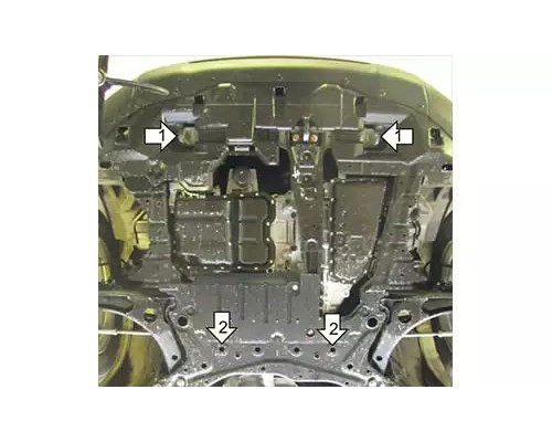 ЗАЩИТА  M01337 КАРТЕРА ДВИГАТЕЛЯ И КПП PEUGEOT 4008 SUV 2012-2017ГГ.