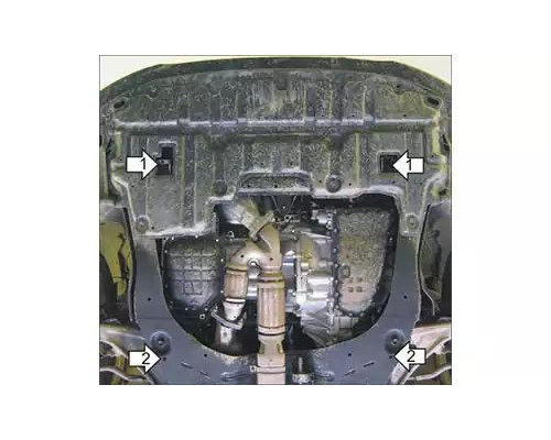 ЗАЩИТА  M01435 КАРТЕРА ДВИГАТЕЛЯ И КПП NISSAN TEANA II J32 СЕДАН 2008-2013ГГ.