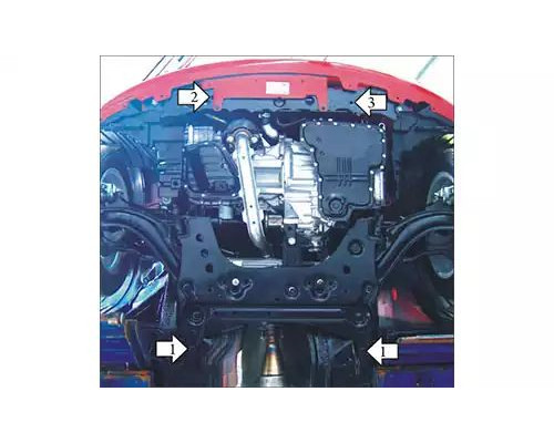 ПРЕДЛАГАЕМ КУПИТЬ ЗАЩИТУ MOTODOR M01437 КАРТЕРА ДВИГАТЕЛЯ И КПП NISSAN MICRA III K12 ХЭТЧБЕК 2002-2010ГГ.