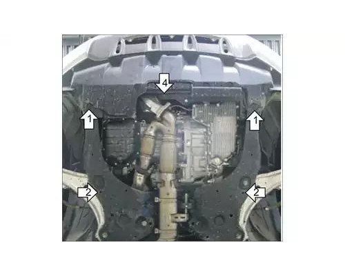 ЗАЩИТА  M01439 КАРТЕРА ДВИГАТЕЛЯ И КПП NISSAN MURANO II Z51 SUV 2008-2014ГГ.