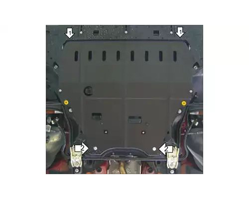 ПРЕДЛАГАЕМ КУПИТЬ ЗАЩИТУ MOTODOR M01612 КАРТЕРА ДВИГАТЕЛЯ И КПП PEUGEOT 3008 I SUV 2008-2016ГГ.