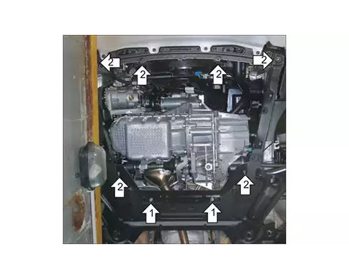 ЗАЩИТА  M02104 КАРТЕРА ДВИГАТЕЛЯ И КПП VAZ LADA VESTA SW УНИВЕРСАЛ 2015Г.-ПО Н.В.