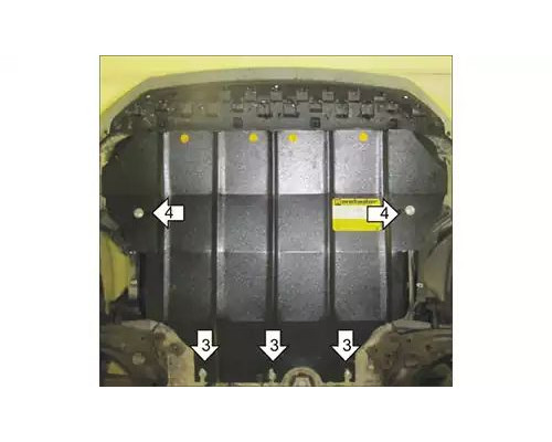 ПРЕДЛАГАЕМ КУПИТЬ ЗАЩИТУ MOTODOR M02311 КАРТЕРА ДВИГАТЕЛЯ И КПП SEAT LEON III ХЭТЧБЕК 2012-2020ГГ.