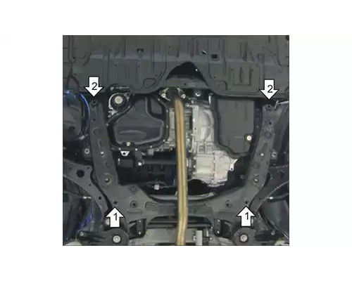 ЗАЩИТА  M02562 КАРТЕРА ДВИГАТЕЛЯ И КПП TOYOTA VENZA SUV 2009-2017ГГ.