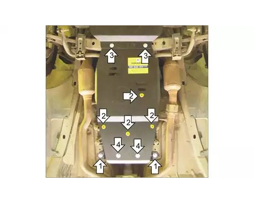 ЗАЩИТА  M10302 КПП CHRYSLER 300C I СЕДАН 2004-2010ГГ.