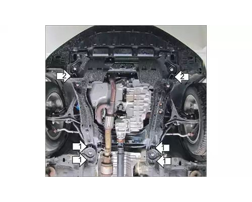 ЗАЩИТА  M10803 КАРТЕРА ДВИГАТЕЛЯ И КПП HONDA CROSSTOUR УНИВЕРСАЛ 2009-2015ГГ.