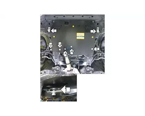 ПРЕДЛАГАЕМ КУПИТЬ ЗАЩИТУ MOTODOR M10826 КАРТЕРА ДВИГАТЕЛЯ И КПП HONDA ACCORD SEDAN VIII СЕДАН 2008-2012ГГ.