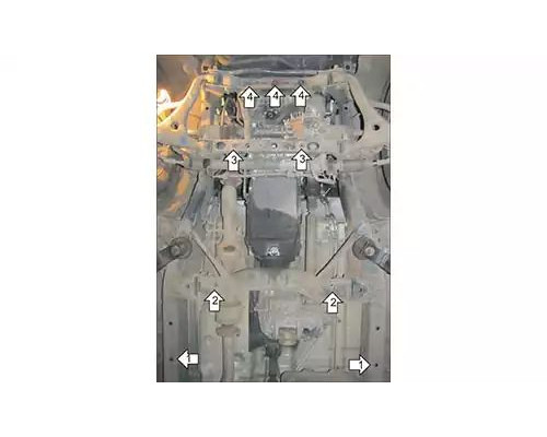 ПРЕДЛАГАЕМ КУПИТЬ ЗАЩИТУ MOTODOR M11028 КАРТЕРА ДВИГАТЕЛЯ И КПП KIA MOHAVE I HM SUV 2008-2019ГГ.