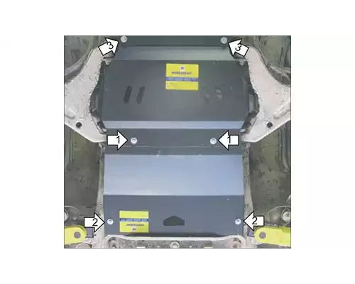 ПРЕДЛАГАЕМ КУПИТЬ ЗАЩИТУ MOTODOR M11318 КАРТЕРА ДВИГАТЕЛЯ И КПП MITSUBISHI PAJERO SPORT II SUV 2008-2016ГГ.