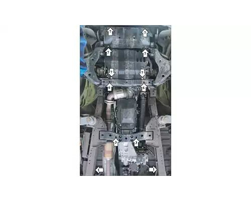 ЗАЩИТА  M11336 КАРТЕРА ДВИГАТЕЛЯ И КПП MITSUBISHI L200 V ПИКАП 2015Г.-ПО Н.В.