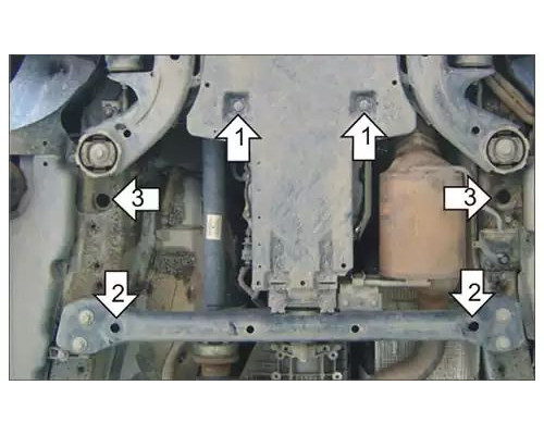 ПРЕДЛАГАЕМ КУПИТЬ ЗАЩИТУ MOTODOR M12708 КПП PORSCHE CAYENNE I SUV 2002-2010ГГ.
